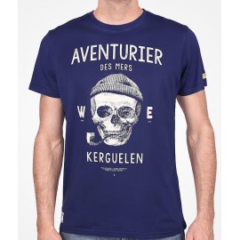 Tee Shirt Homme Stered Aventurier Des Mers Bleu Ocean