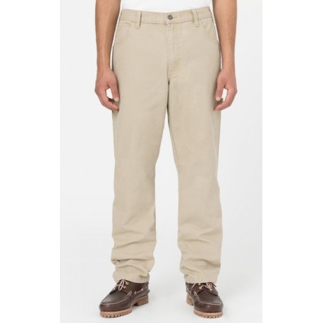 Pantalon Dickies DC Carpenter Duck Canvas Beige Sable Délavé