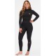 Billabong Synergy Women Wetsuit Back Zip 4/3mm Wild Black