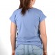 Tee Shirt Femme STERED L'Authentique Awen Breizh Bleu Denim