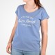 Tee Shirt Femme STERED L'Authentique Awen Breizh Bleu Denim