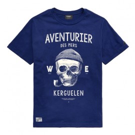 Tee Shirt Enfant Stered Aventurier Des Mers Bleu Océan