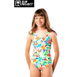 Maillot de bain 1 Piece Enfant SUN PROJECT Bouquet Printanier