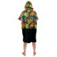 Poncho All-In V Beach Crew Rasta