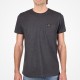 Stered Men's Tee Shirt Klasel Heart Pocket Heather Anthracite Gray