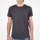 Tee Shirt Homme Stered Poche Coeur Klasel Gris Anthracite Chiné