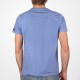 Tee Shirt Homme Stered Poche Coeur Klasel Bleu Denim