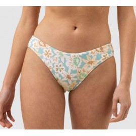 RHYTHM Bikini Bottom Paloma Floral Holiday Aqua Haze