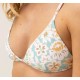 RHYTHM Paloma Floral Reversible Aqua Haze Bikini Top