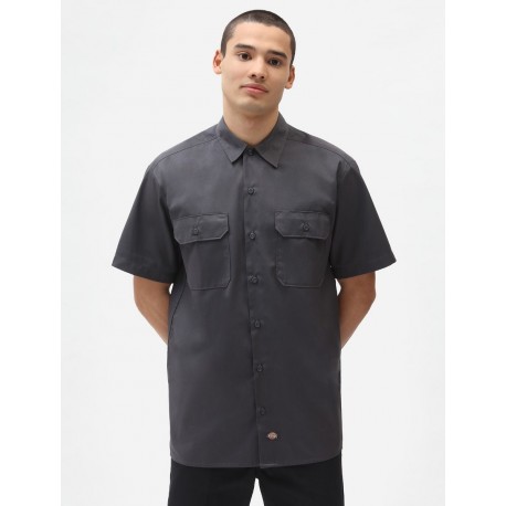 Chemise à Manches Courtes Dickies Work Charcoal