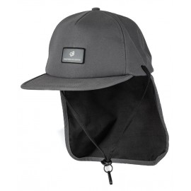 Creatures of Leisure Reliance Detachable Flap Charcoal Surf Cap