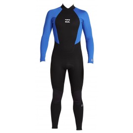 Billabong Junior Intruder Wetsuit Back Zip 3/2mm Blue