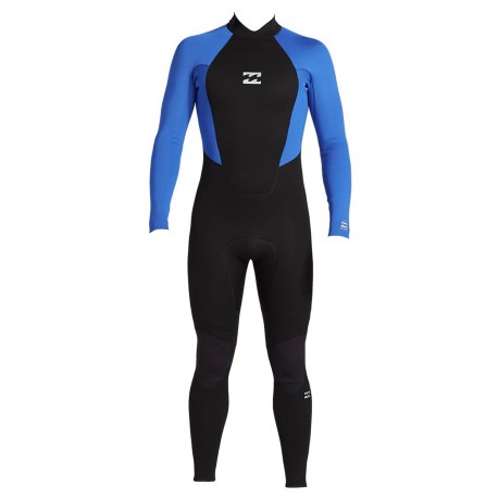 Billabong Junior Intruder Wetsuit Back Zip 3/2mm Blue