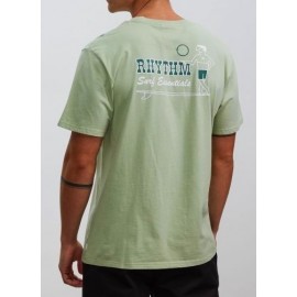 Tee Shirt Homme RHYTHM Oceanside Sage