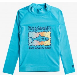 Lycra Billabong Junior Long Sleeve Sharky Toddler Bright Blue