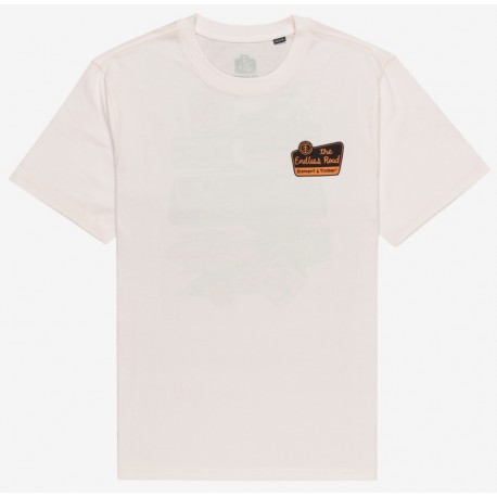 Element Timber Signs Tee Shirt Egret