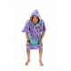 Poncho All-In V Beach Crew Pop 80 Violet