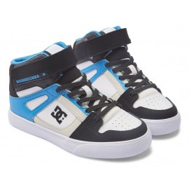 DC Shoes Junior Pure High Top EV Black Blue Black