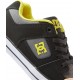 Chaussures DC Junior Pure Elastic Black Lime Green