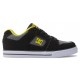 DC Shoes Junior Pure Elastic Black Lime Green