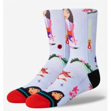 Kids STANCE Mulan By Estee Red Socks