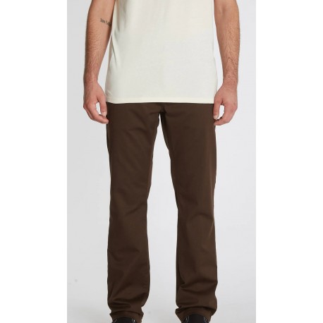 Volcom Frickin Modern Stretch Dark Brown Pants