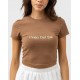 Women's T-Shirt RHYTHM Casa Del Sol Baby Chocolate