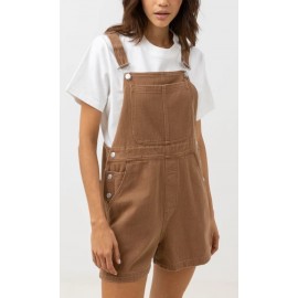 Women's Rhythm Tide Overall Brown Playsuit