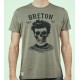 Tee Shirt Homme Stered Breton Bev Atav Kaki
