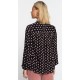 Billabong By Night Black Sands Long Sleeve Blouse