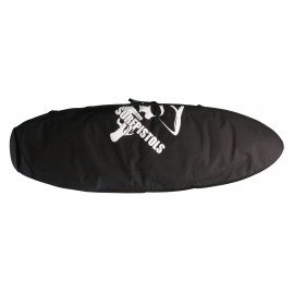 Housse Shortboard Surf Pistols 6'8 Noire