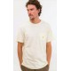 RHYTHM Embroidered Pocket Men's Tee Shirt Vanilla