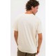 RHYTHM Embroidered Pocket Men's Tee Shirt Vanilla