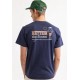 Men's Tee Shirt RHYTHM Oceanside French Blue