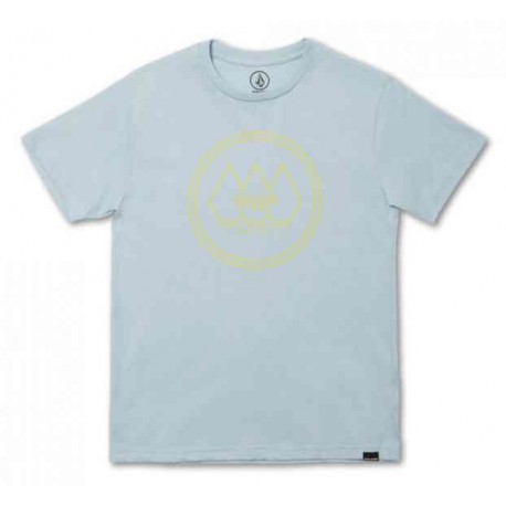 Tee Shirt Junior Volcom Tristone Cali Blue Heather