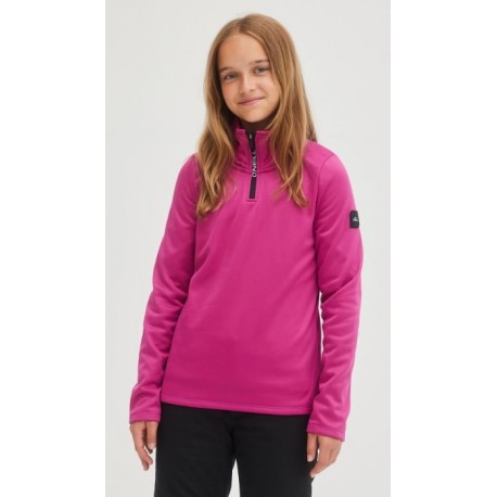 Polaire Fine Kids O'NEILL Solid Half Zip Fushia Red