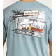 Tee Shirt Billabong Surf N Cream Washed Blue