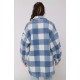 Women's SISSTREVOLUTION Marbella Blue Fog Fleece Jacket