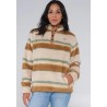 Pull Polaire Femme SALTY CREW Calm Seas Naturel