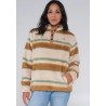 Women's Fleece Sweater SALTY CREW Calm Seas Natural