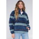 Women's Fleece Sweater SALTY CREW Calm Seas Blue Steel