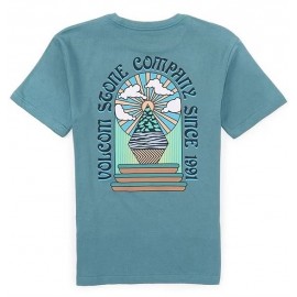 Junior Volcom Skystone Service Blue Tee Shirt