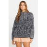 Pull Polaire Femme Volcom Pheelin It Mock Neck Cloud