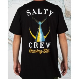 Tee Shirt Homme SALTY CREW Tailed Black