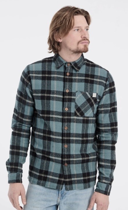 Chemise Homme PROTEST Prtetsu Atlantic Green Breizh Rider