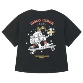 Tee Shirt Femme OCEAN PARK Disco Rider Noir