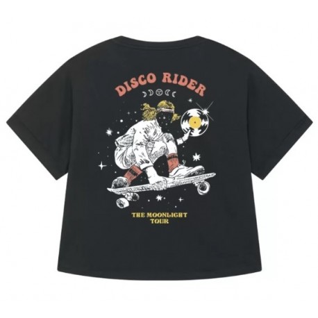 Tee Shirt Femme OCEAN PARK Disco Rider Noir