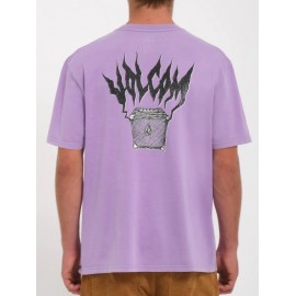Tee Shirt Homme VOLCOM Amplified Stone Paisley Purple