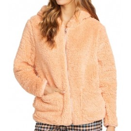 VOLCOM Lil Phuz Up Zip Clay Women's Fleece