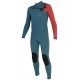 Junior Wetsuit Sooruz Fighter Jorgann Chest Zip 5/4/3mm Blue